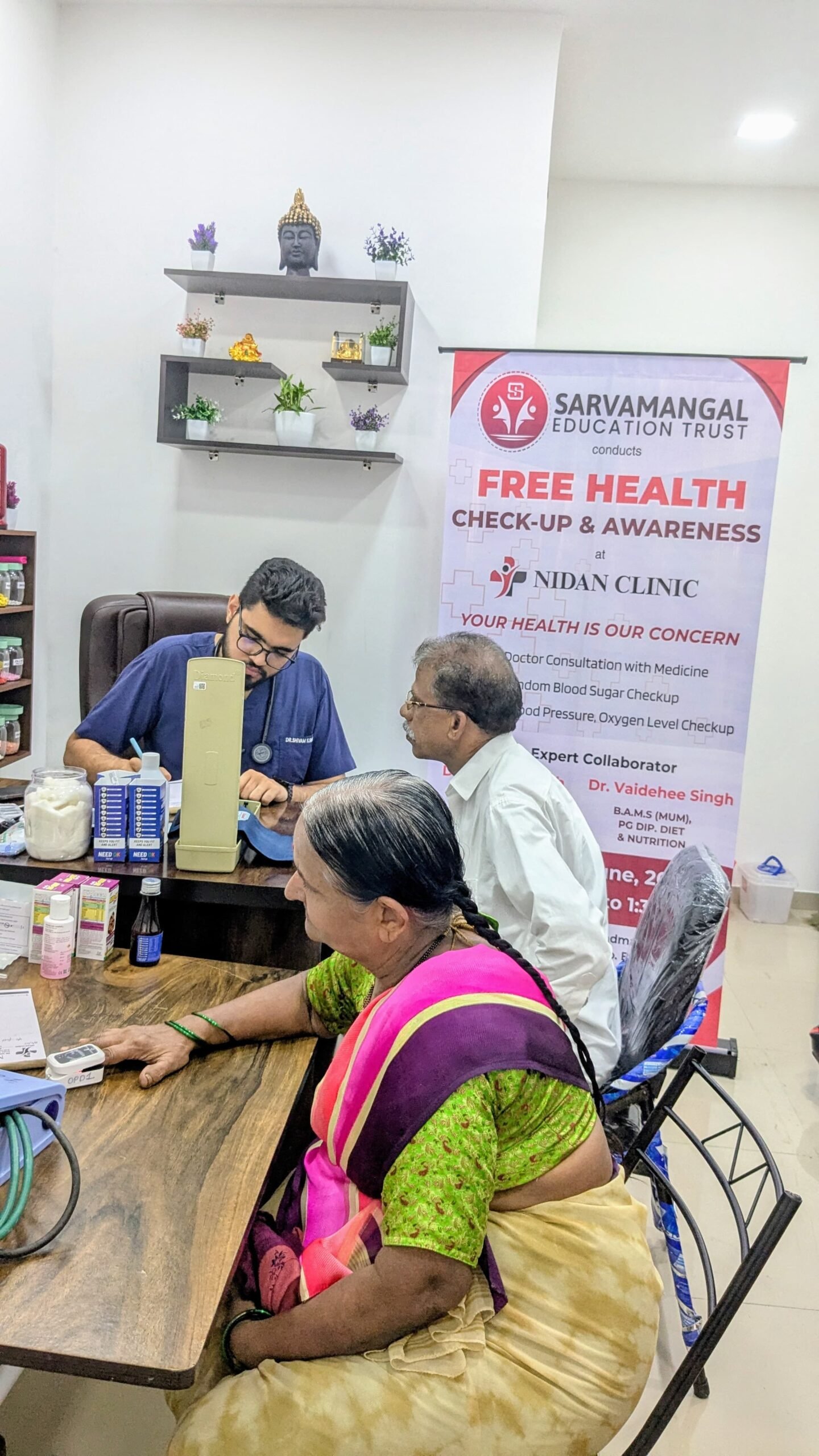 Medical checkup camp organized in Bhandup west