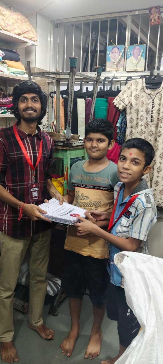 Free Notebook Distribution on Children's day